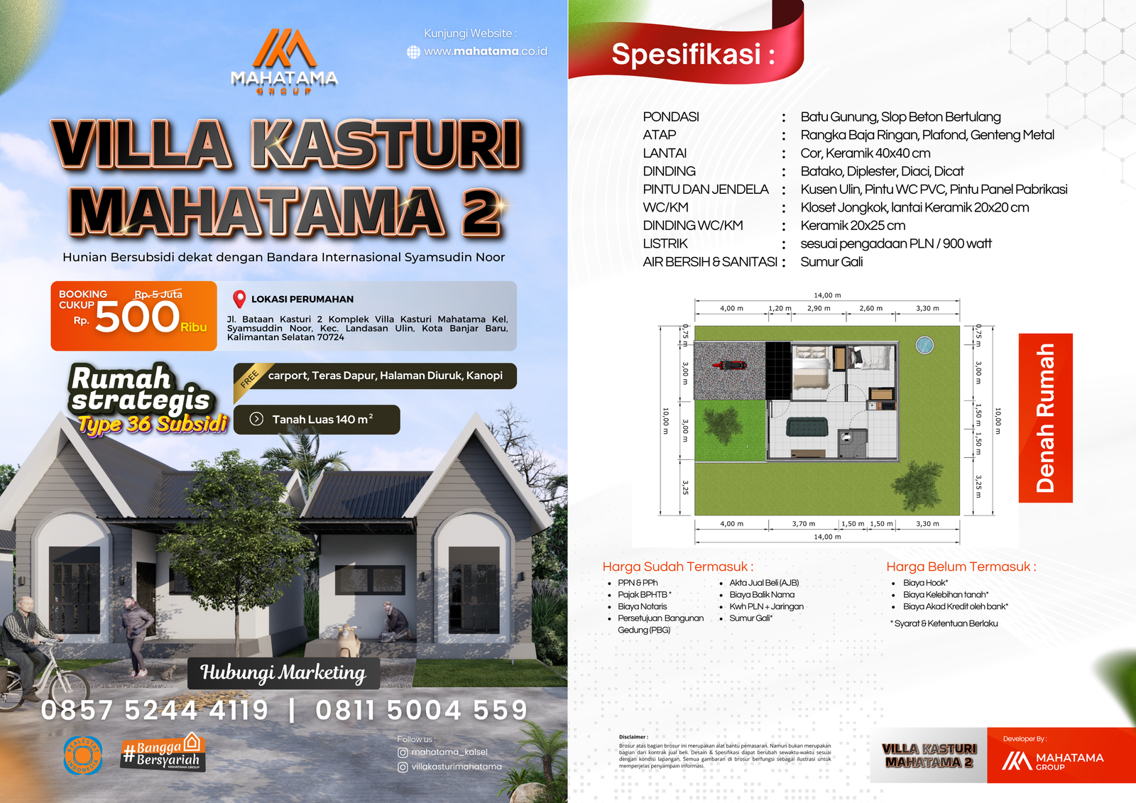 Brosur Villa Kasturi Mahatama 2