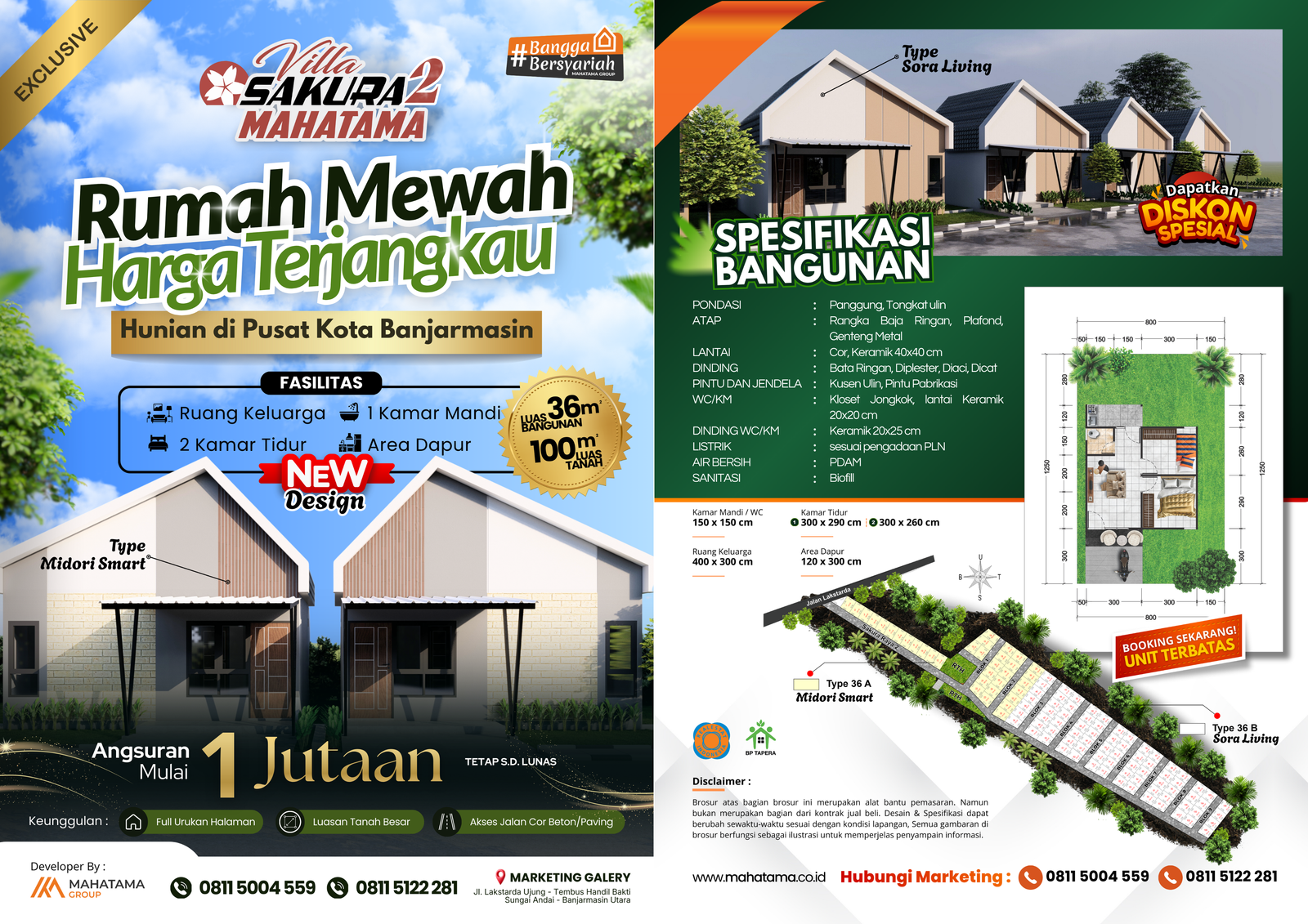 Brosur Villa Sakura Mahatama 2