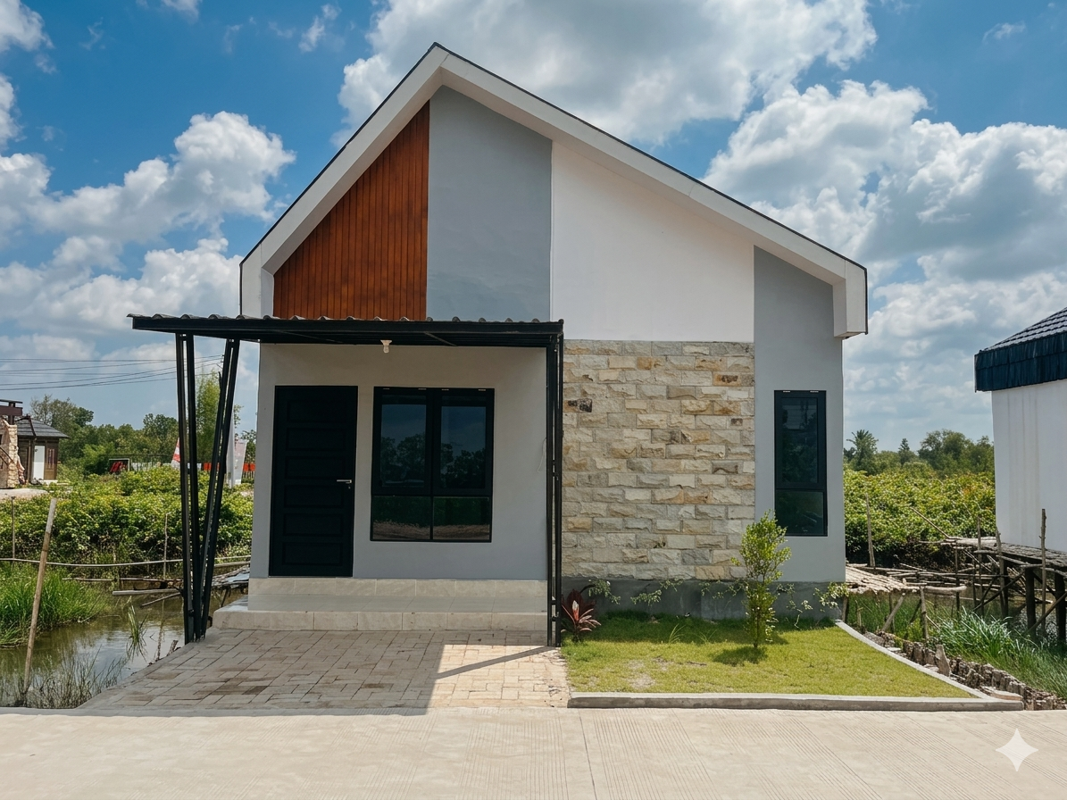 Rumah Tampak Depan - Type 36 Midori Smart - VSM2